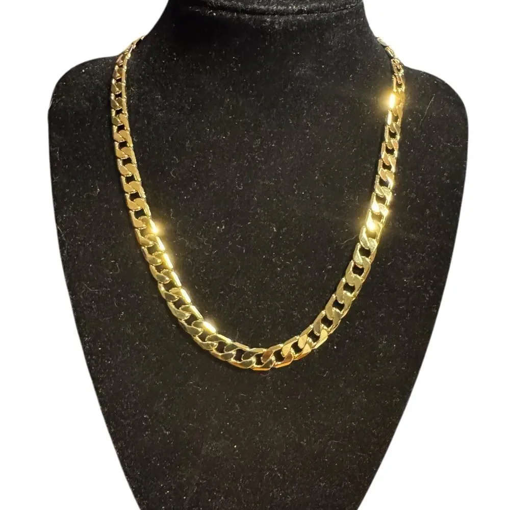 Oma the Label Gold Curb Chain Necklace